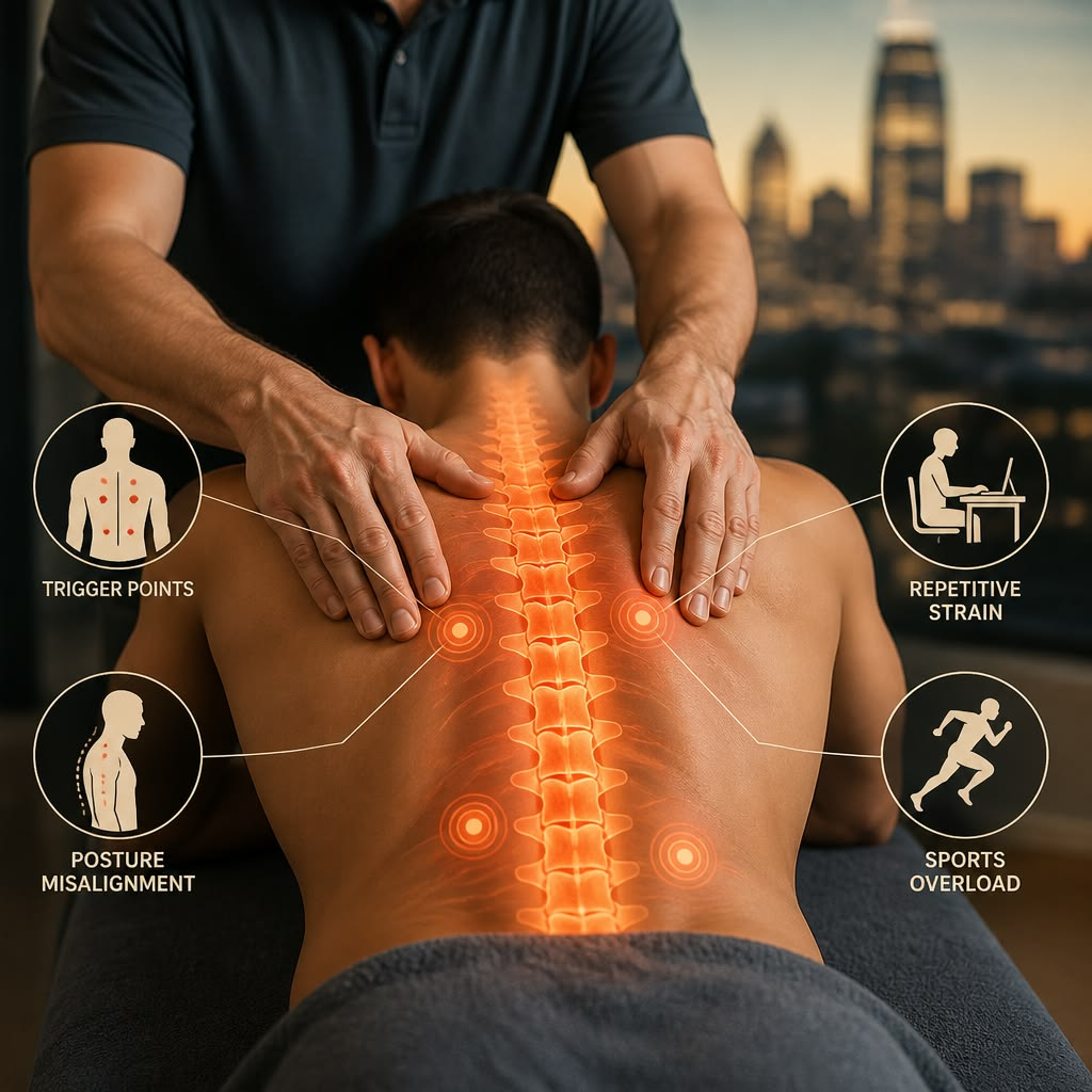 Back Massage at The Seven Sense Spa in Georgetown, Guyana