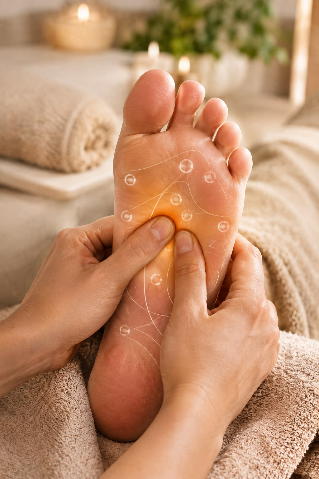 Foot Reflexology at The Seven Sense Spa in Georgetown, Guyana